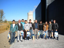 Estudiantes del Institut Els Alfacs de Sant Carles de la Ràpita visitan el Centro de Información de CN Ascó