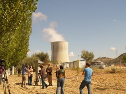 Encuentro con los medios de comunicación en la central nuclear Ascó