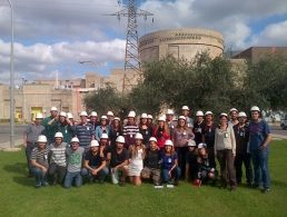 Alumnos de Ingeniería Química de la UPC visitan el Centro de Información y CN Ascó