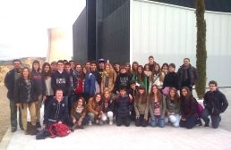 Alumnos de la Escola Pia de Vilanova i la Geltrú visitan el Centro de Información de CN Ascó